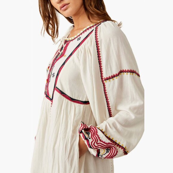 Free People Sweet Escape Long Sleeve Maxi Dress NWOT - Picture 2 of 16